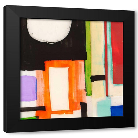 Smooth Sailing I Black Modern Wood Framed Art Print by Bacci, Leonardo