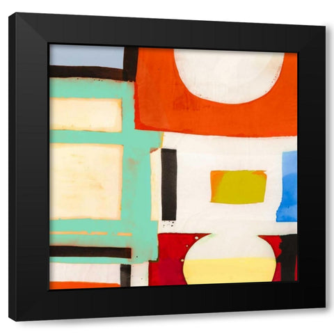 Smooth Sailing II Black Modern Wood Framed Art Print with Double Matting by Bacci, Leonardo