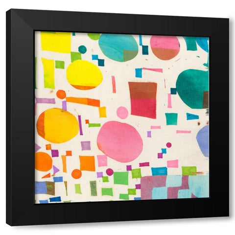 Glam Slam I Black Modern Wood Framed Art Print with Double Matting by Bacci, Leonardo