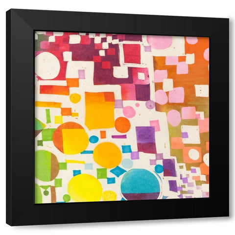Glam Slam II Black Modern Wood Framed Art Print by Bacci, Leonardo