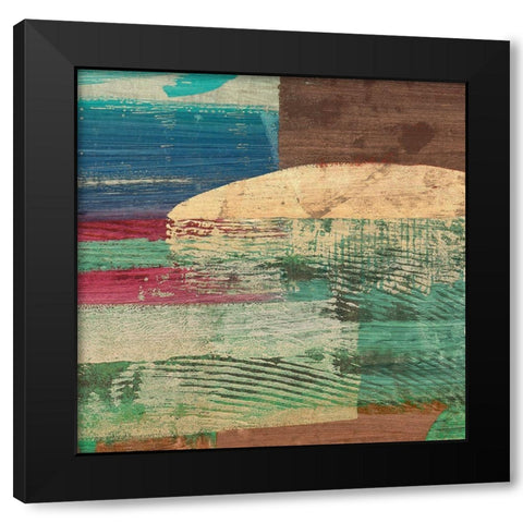 Early Morning on the Enchanted Lagoon II Black Modern Wood Framed Art Print by Leonardo, Bacci