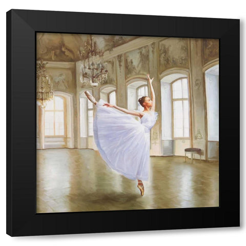 Le Grand Salon II Black Modern Wood Framed Art Print by Benson, Pierre