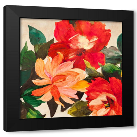 Estate in giardino I Black Modern Wood Framed Art Print with Double Matting by Borgese, Anna