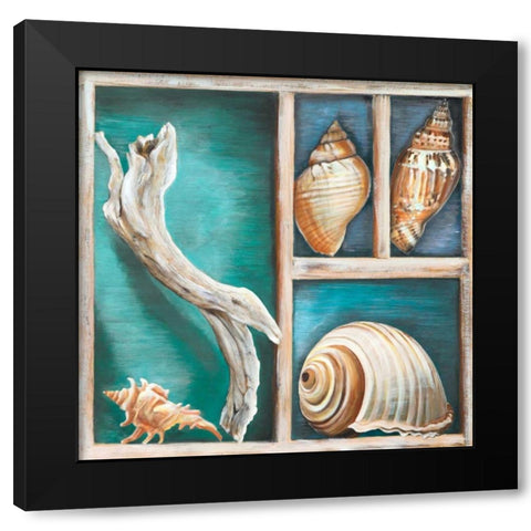 Collection of Memories I Black Modern Wood Framed Art Print by Broome, Ted