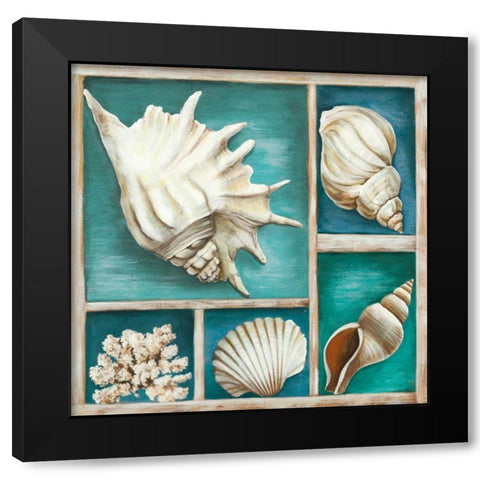 Collection of Memories III Black Modern Wood Framed Art Print by Broome, Ted