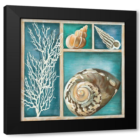 Collection of Memories IV Black Modern Wood Framed Art Print by Broome, Ted