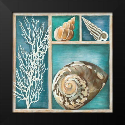 Collection of Memories IV Black Modern Wood Framed Art Print by Broome, Ted