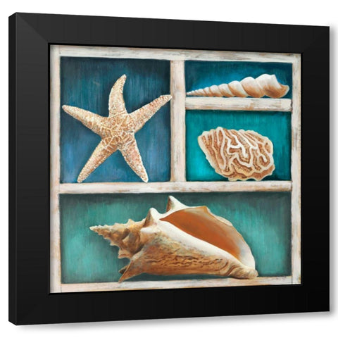 Collection of Memories VI Black Modern Wood Framed Art Print by Broome, Ted