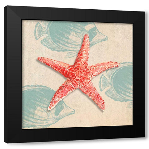 Ocean Gift I Black Modern Wood Framed Art Print by Broome, Ted