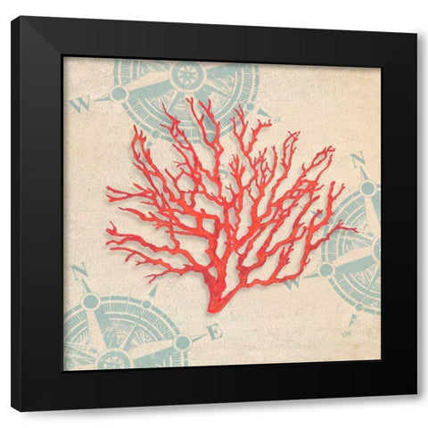 Ocean Gift IV Black Modern Wood Framed Art Print by Broome, Ted