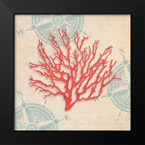 Ocean Gift IV Black Modern Wood Framed Art Print by Broome, Ted