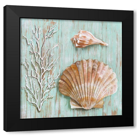 Bretagne I Black Modern Wood Framed Art Print with Double Matting by Broome, Ted