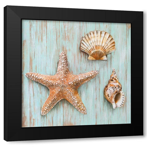 Bretagne IV Black Modern Wood Framed Art Print with Double Matting by Broome, Ted