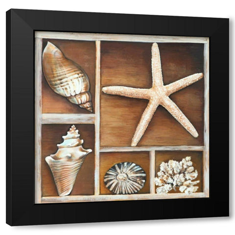 From the Ocean II Black Modern Wood Framed Art Print by Broome, Ted