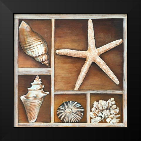 From the Ocean II Black Modern Wood Framed Art Print by Broome, Ted