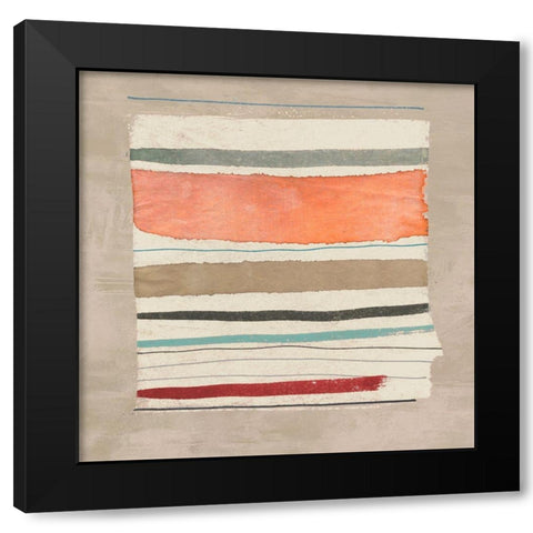 Washed Away I Black Modern Wood Framed Art Print by Viola, Bertel