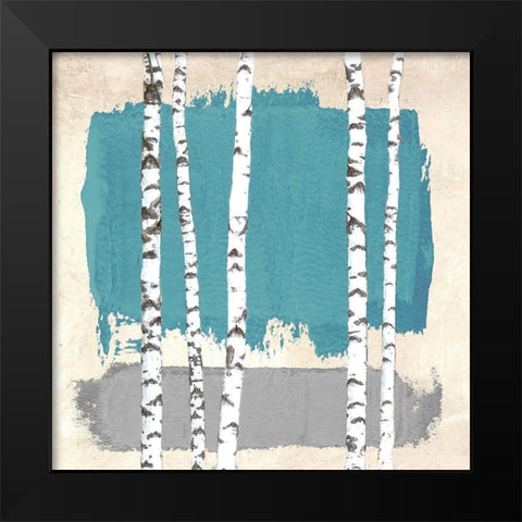 Abstract Nature III Black Modern Wood Framed Art Print by Viola, Bertel