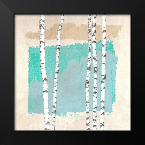 Abstract Nature IV Black Modern Wood Framed Art Print by Viola, Bertel