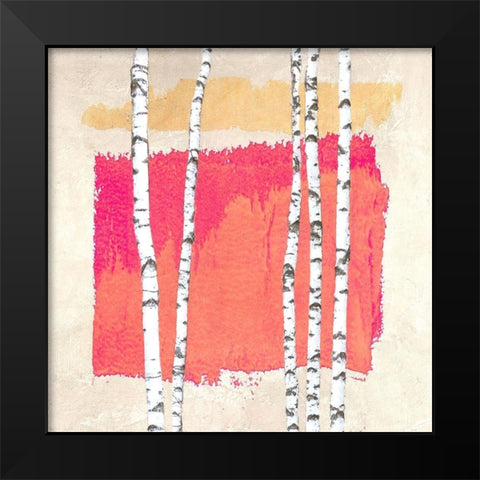 Abstract Nature I Black Modern Wood Framed Art Print by Viola, Bertel