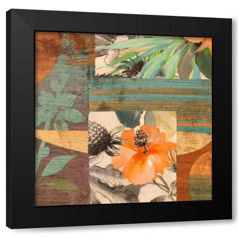 Jungle IV Black Modern Wood Framed Art Print with Double Matting by Grant, Eve C.