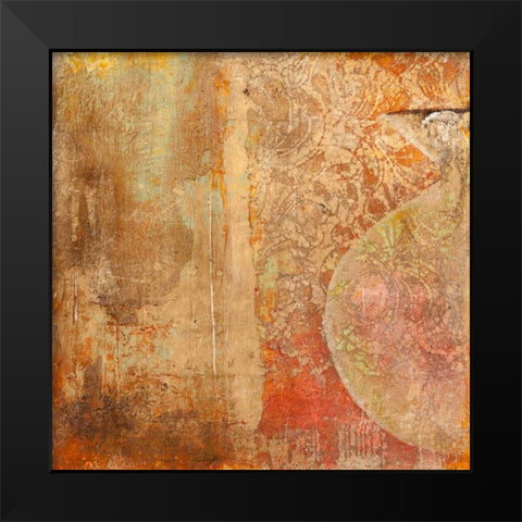 Dharma I Black Modern Wood Framed Art Print by Simoncelli, Charaka