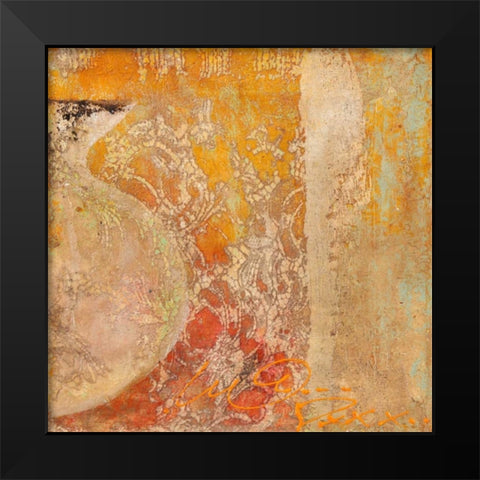 Dharma II Black Modern Wood Framed Art Print by Simoncelli, Charaka