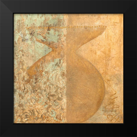 Elisir I Black Modern Wood Framed Art Print by Simoncelli, Charaka