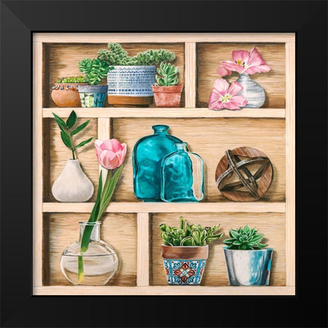 Collection de Memoires II Black Modern Wood Framed Art Print by Dolci, Elena