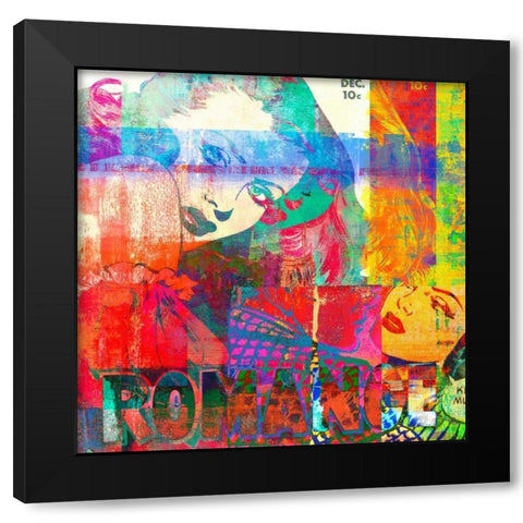 True Romance! Black Modern Wood Framed Art Print by Chestier, Eric