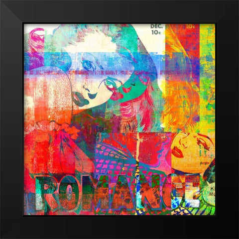 True Romance! Black Modern Wood Framed Art Print by Chestier, Eric