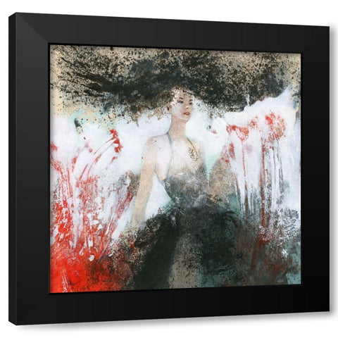 Enchantress Black Modern Wood Framed Art Print with Double Matting by Pagnoni, Erica