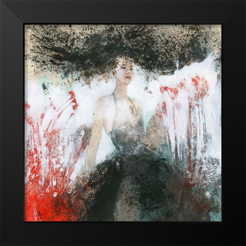 Enchantress Black Modern Wood Framed Art Print by Pagnoni, Erica