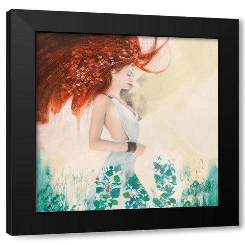 Fairy of Spring (detail) Black Modern Wood Framed Art Print with Double Matting by Pagnoni, Erica