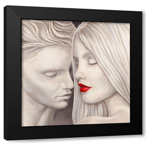 From Her to Eternity (detail) Black Modern Wood Framed Art Print by Eleanor, Setti