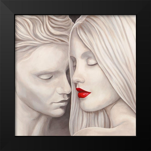 From Her to Eternity (detail) Black Modern Wood Framed Art Print by Eleanor, Setti