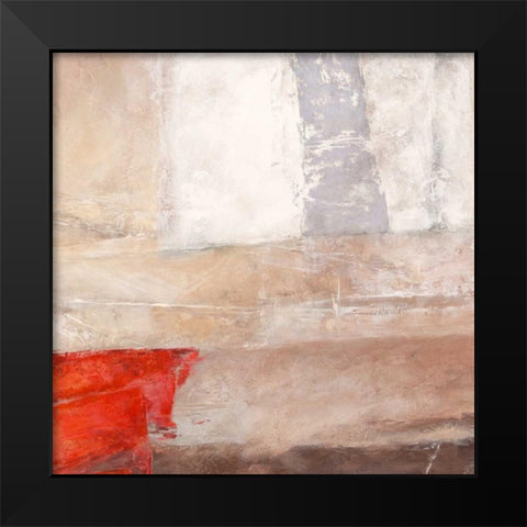 Incontro II Black Modern Wood Framed Art Print by Falcone, Ruggero