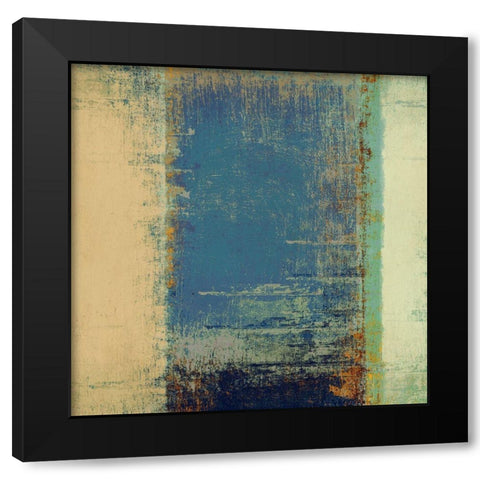 Rainbow Segment I Black Modern Wood Framed Art Print with Double Matting by Ruggero, Falcone