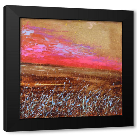 Serata II Black Modern Wood Framed Art Print by Corrado, Italo