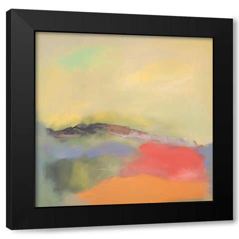 Happy Black Modern Wood Framed Art Print with Double Matting by Corrado, Italo