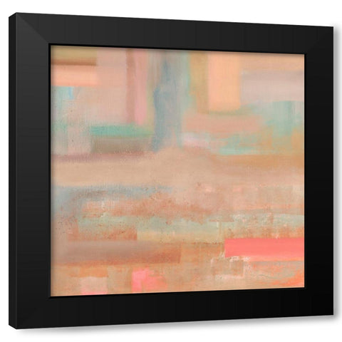 Risonanze Black Modern Wood Framed Art Print with Double Matting by Corrado, Italo