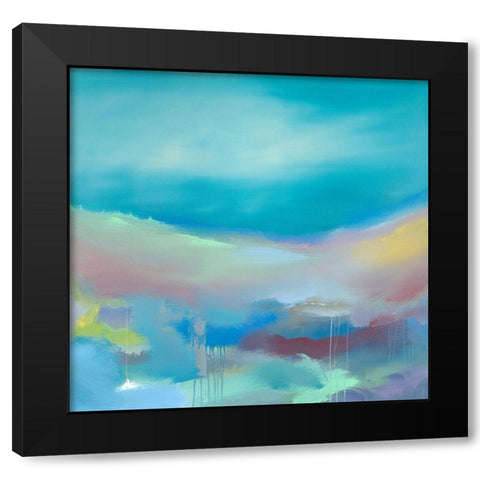 Serene Black Modern Wood Framed Art Print by Corrado, Italo