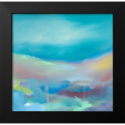 Serene Black Modern Wood Framed Art Print by Corrado, Italo