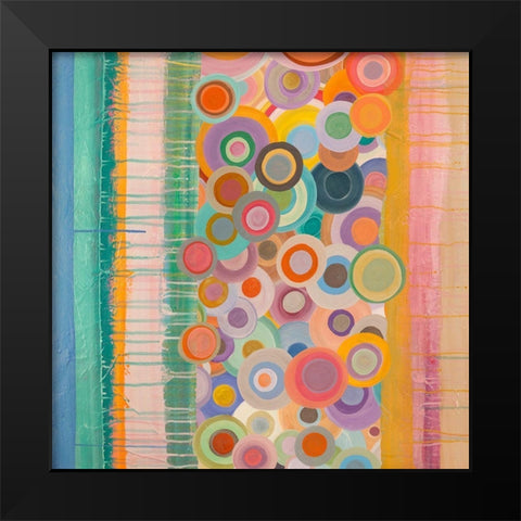 Primavera Pop I Black Modern Wood Framed Art Print by Corrado, Italo