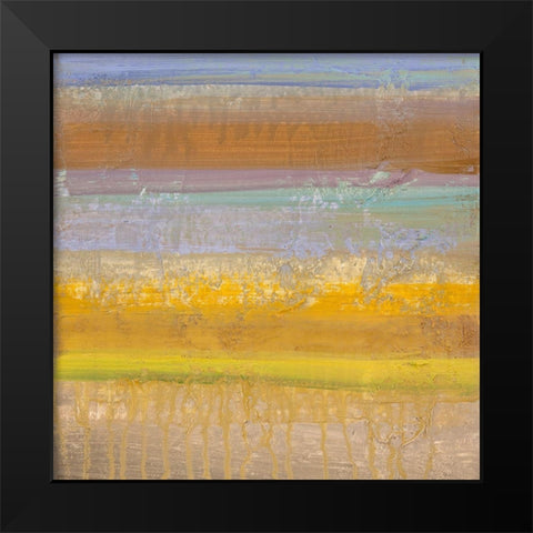 Geo I Black Modern Wood Framed Art Print by Corrado, Italo