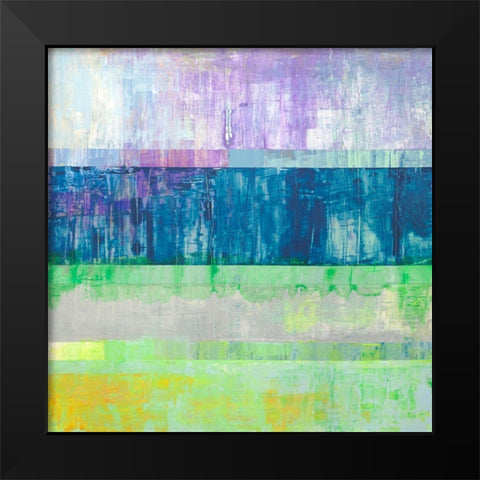 Orizzonti di luce Black Modern Wood Framed Art Print by Corrado, Italo