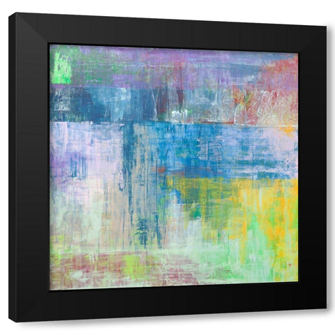 Riflessi della sera Black Modern Wood Framed Art Print by Corrado, Italo