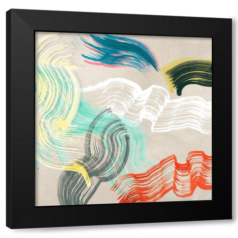 Youth Reinvented I (detail) Black Modern Wood Framed Art Print by Ikeda, Haru