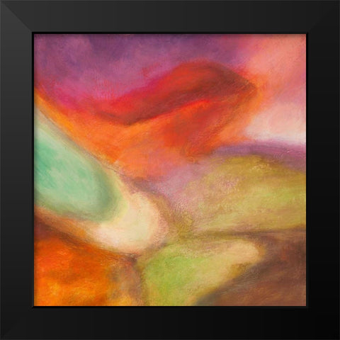 Nirvana II Black Modern Wood Framed Art Print by Demos, Jean-Luc