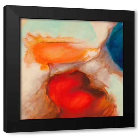 Shangri-La I Black Modern Wood Framed Art Print with Double Matting by Demos, Jean-Luc