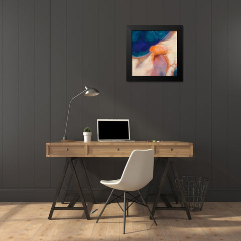 Shangri-La II Black Modern Wood Framed Art Print by Demos, Jean-Luc